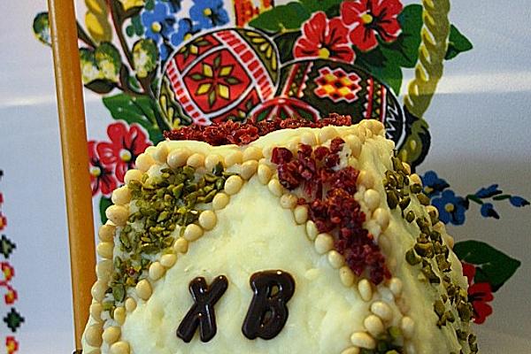 Tsars – Paskha – Russian Traditional Cream Cheese – Raisins – Dish for Easter