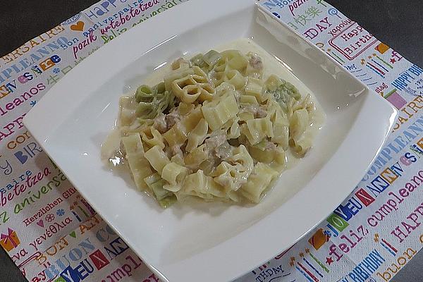 Tuna – Cheese – Cream – Sauce with Noodles