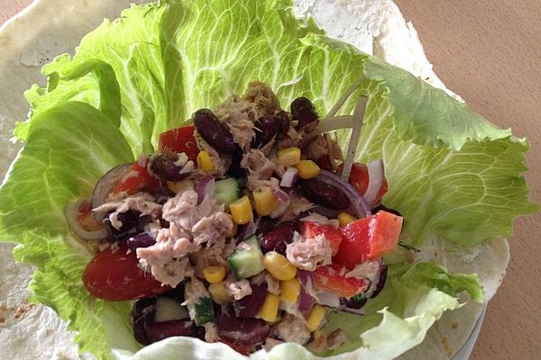 Tuna Salad with Kidney Beans