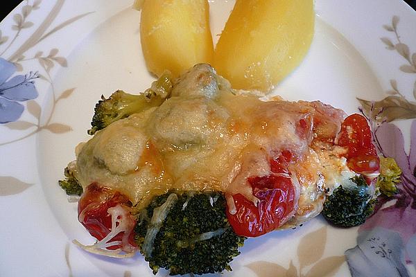 Turkey Breast, Gratinated with Vegetables