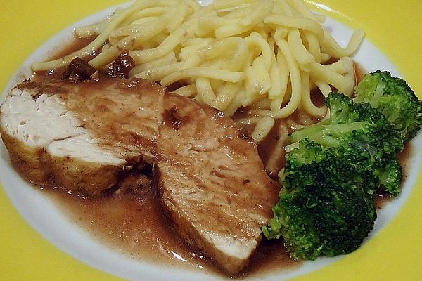 Turkey Breast in Red Wine Sauce