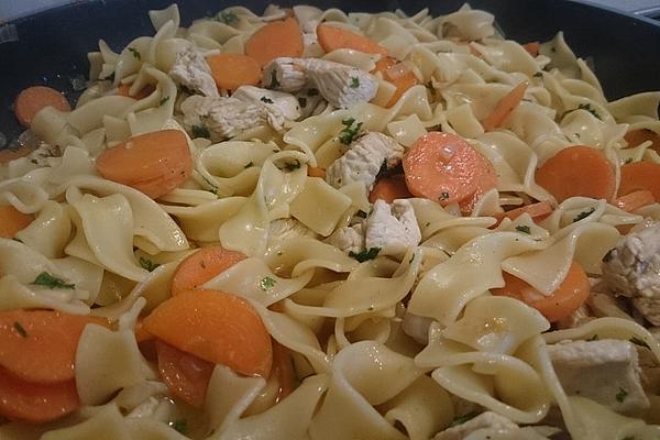 Turkey – Carrot – Pan with Noodles