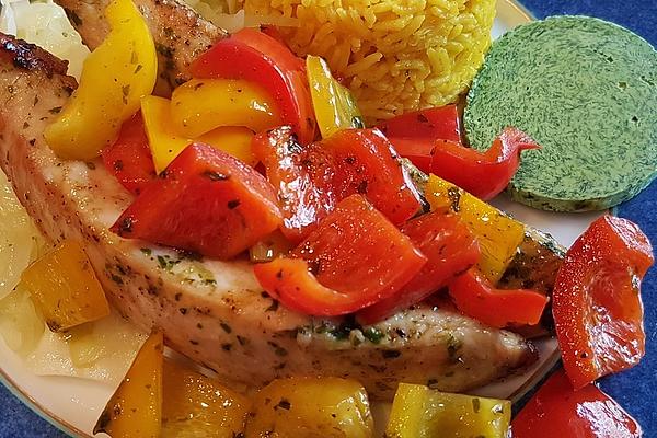 Turkey Fillet in Pesto – Herbs – Mustard – Marinade