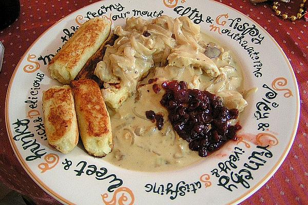 Turkey Medallions with Cranberries