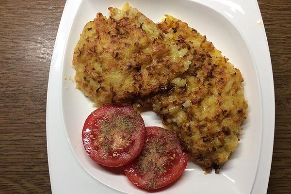 Turkey Schnitzel with Potato Crust