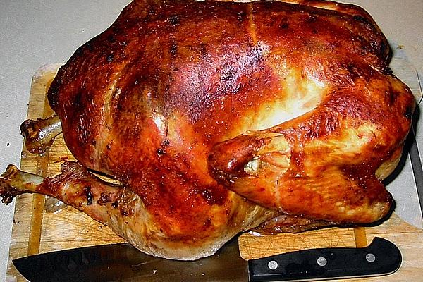 Turkey with Calvados and Apples Filling