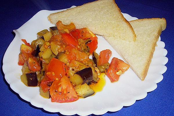 Turkish Eggplant – Tomato Salad