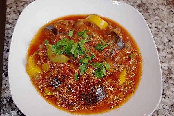 Turkish Zucchini – Eggplant Stew with Tartare