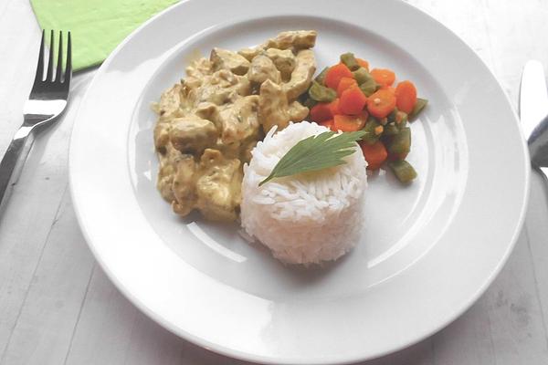 Turmeric – Chicken with Peaches and Basmati Rice