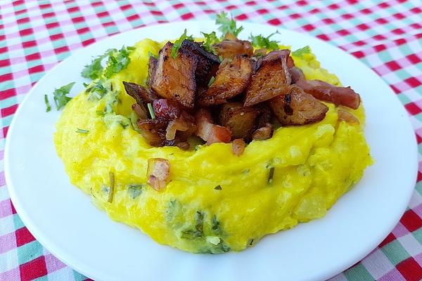 Two Kinds Of Potatoes with Three Kinds Of Cheese