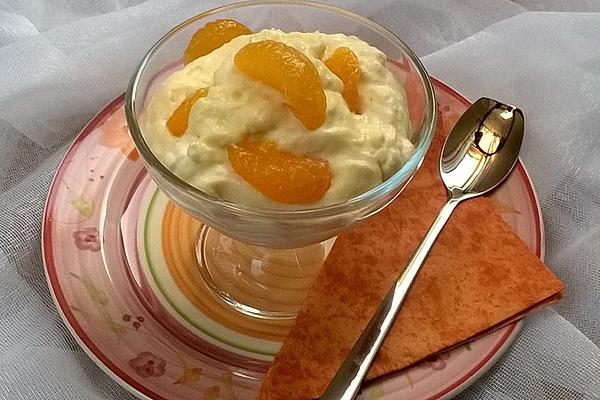 Vanilla Cream with Tangerines