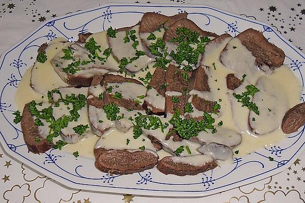 Veal Tongue with Horseradish Sauce