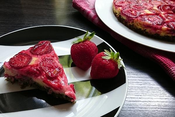 Vegan Berry Cheesecake Without Flour