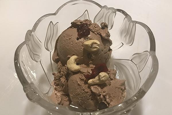 Vegan Cashew Chocolate Ice Cream