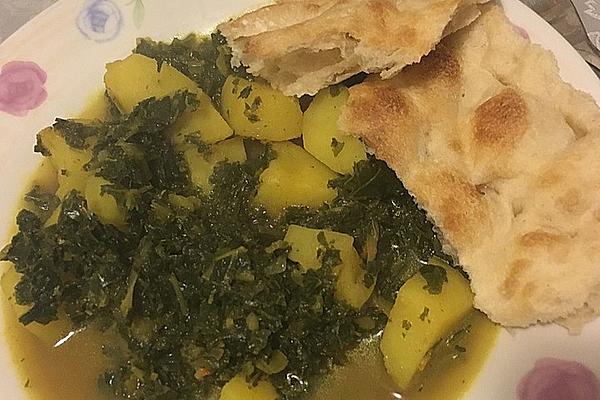 Vegan Kale with Curry