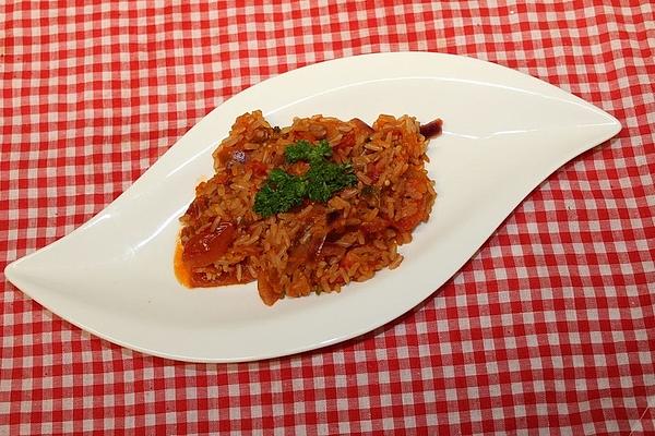 Vegan Whole-food Ajvar Tomato Rice