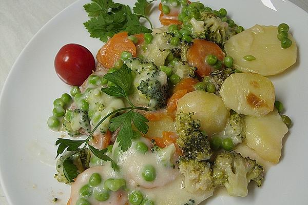Vegetable Casserole with Minced Meat