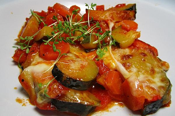 Vegetable Casserole with Mozzarella