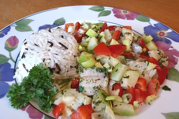 Vegetable Fish from Oven