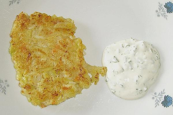Vegetable Fritters with Herb Sauce