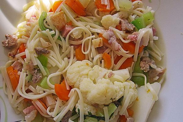 Vegetable – Noodle Soup