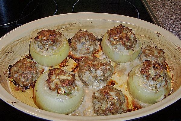 Vegetable Onions with Minced Meat