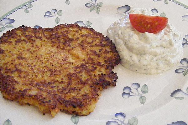 Vegetable Pancakes or Potato Pancakes with Turnip