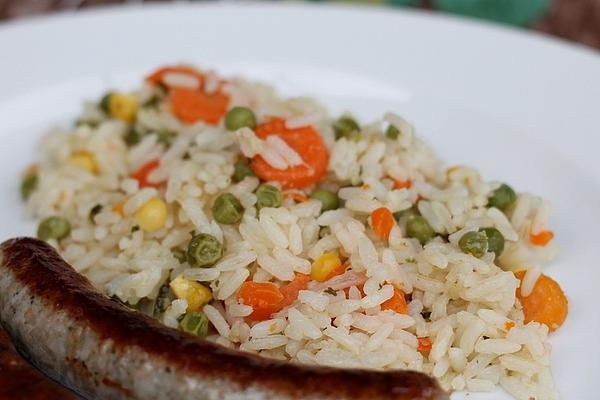Vegetable Rice, Very Easy and Quick