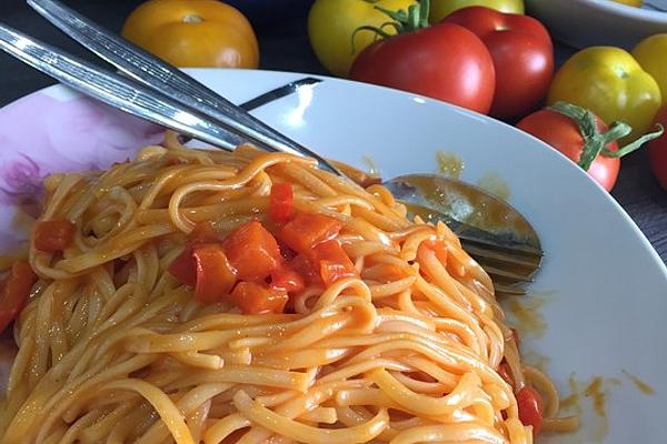 Vegetable Sauce with Peppers and Tomatoes