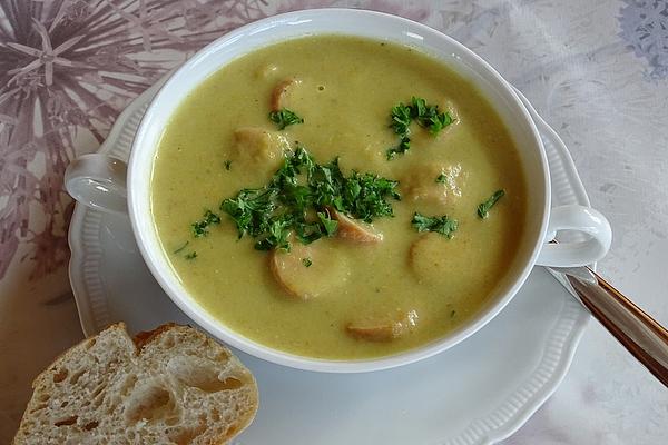Vegetable Soup with Broccoli, Carrots, Potatoes