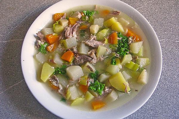 Vegetable Soup with Chicken