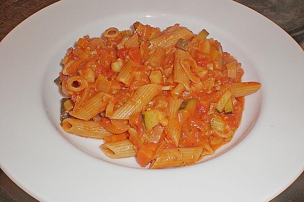 Vegetable Spaghetti with Bolognese Sauce