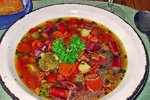 Vegetable Stew with Debreciner