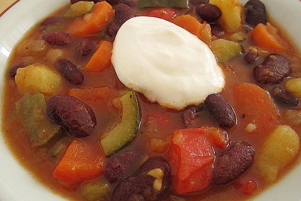Vegetable Stew with Kidney Beans