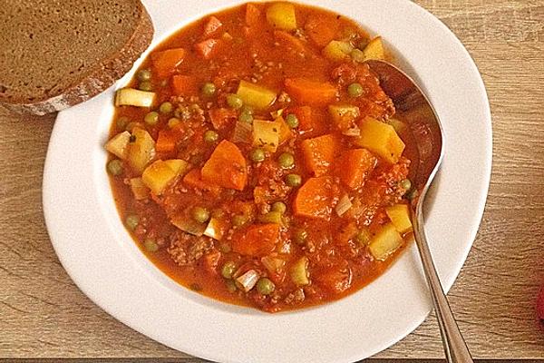 Vegetable Stew with Minced Meat