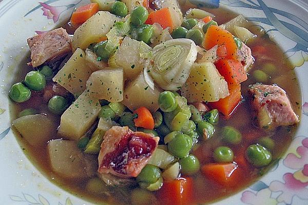 Vegetable Stew with Smoked Pork