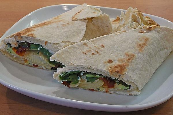 Vegetable Wraps with Goat Cheese