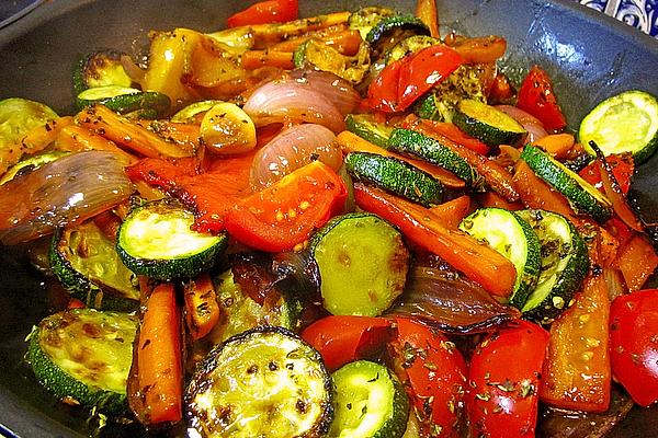 Vegetables Marinated in Mediterranean