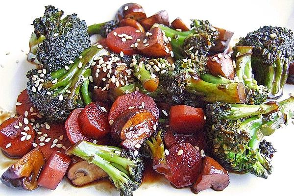 Vegetables with Rice Wine and Soy Sauce