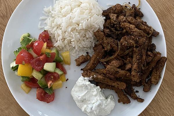 Vegetarian Gyros with Tzatziki