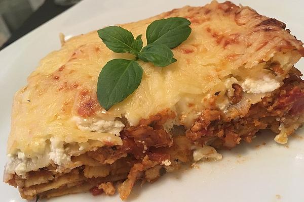 Vegetarian Lasagna with Tofu