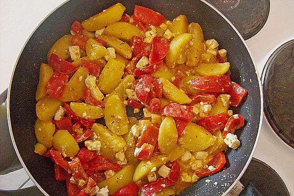 Vegetarian Potato Gyro Pan