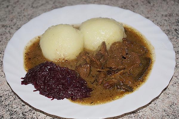 Venison Goulash with Mushrooms