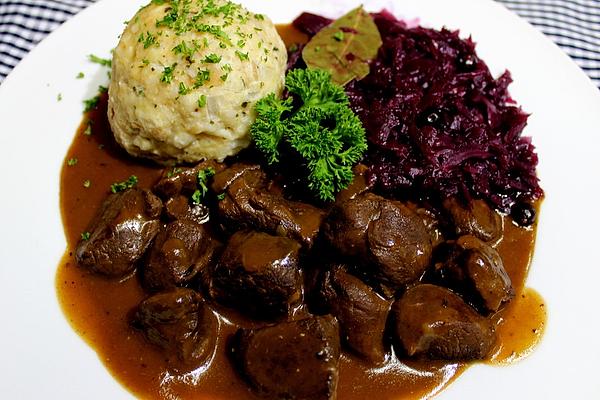 Venison Ragout with Cranberries