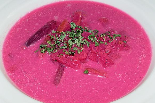 Vitamin-rich, Colorful Soup (pink)