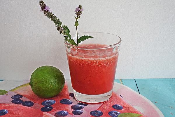 Watermelon and Lime Juice