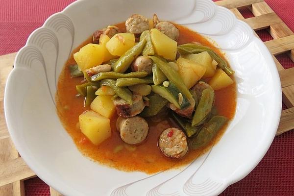 Westphalian-style Bean Stew with Sausages
