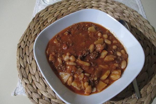 White Bean and Ground Beef Stew