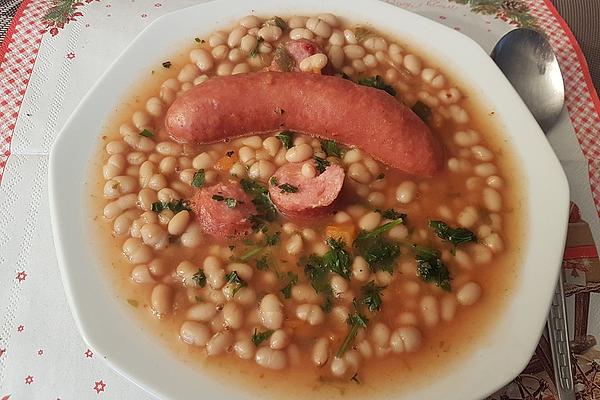 White Bean Soup with Sausage