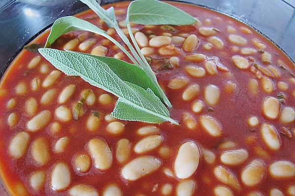 White Beans in Tomato-sage Sauce